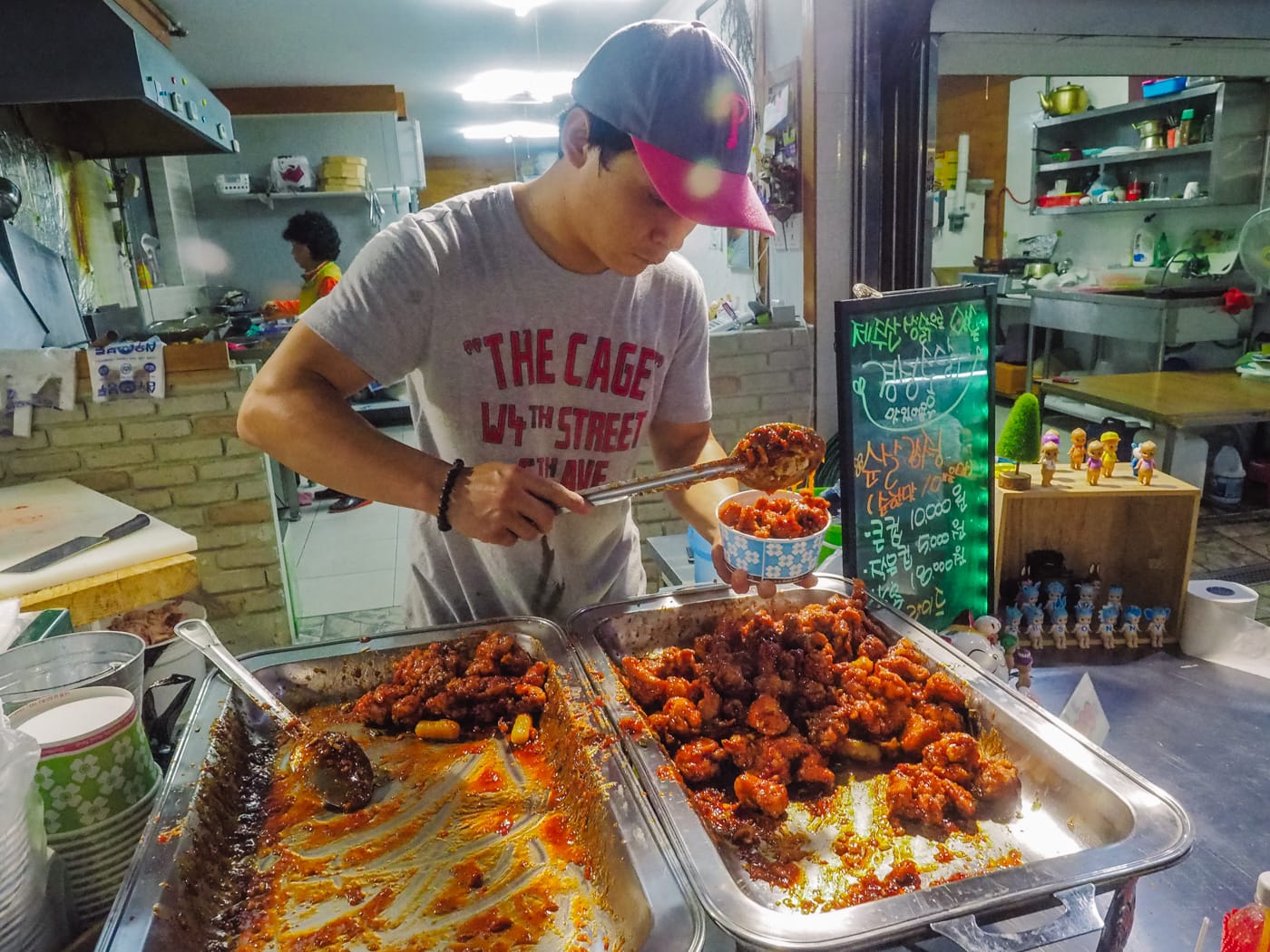 Korea - Olleh Market - Spicy fried chicken