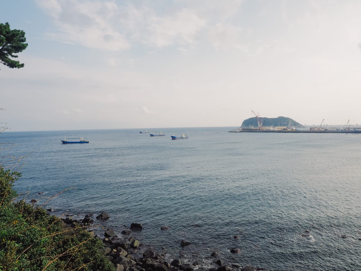 Korea - Mt Hallasan - Looking out to sea
