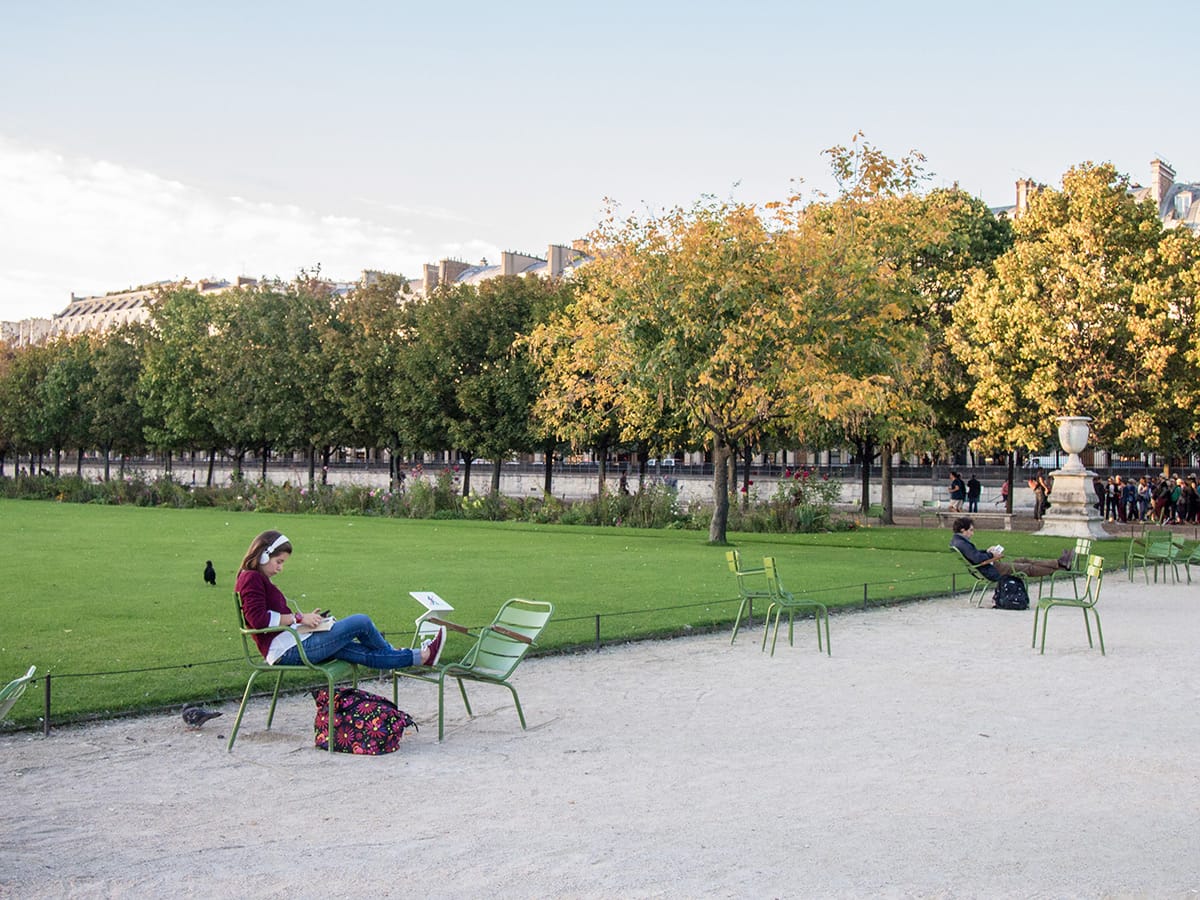 Paris Tuileries garden