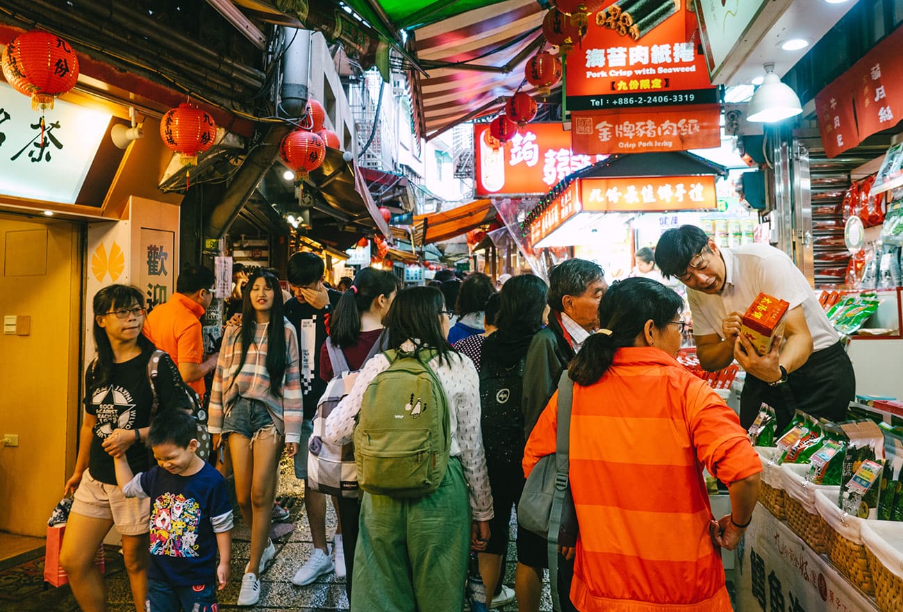 Taipei Jiufen - Food stalls