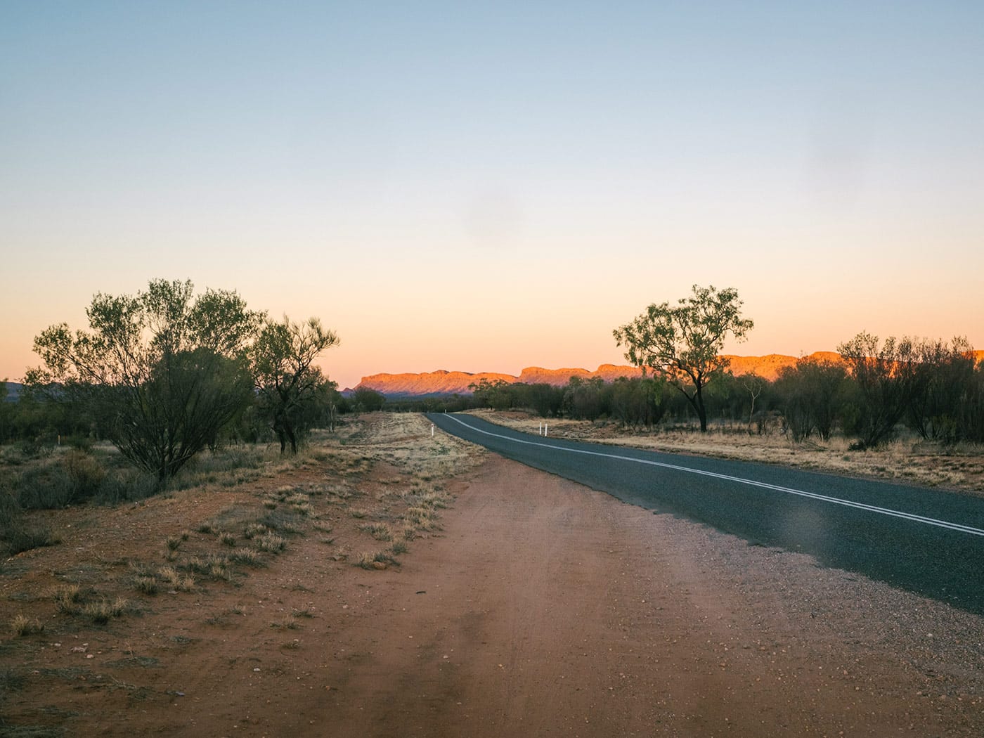 Driving to the Uluru