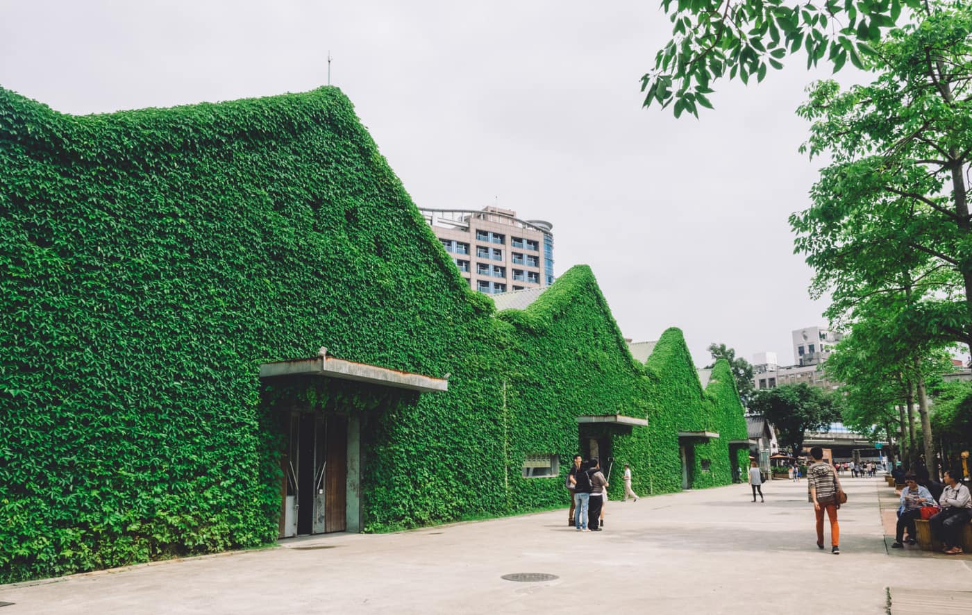 Taiwan - Huashan 1914 Creative Park - Green buildings